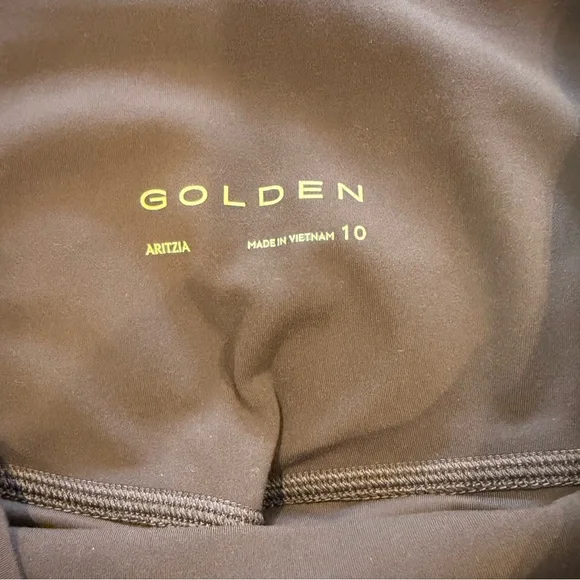 Aritzia Golden leggings - Picture 2 of 3
